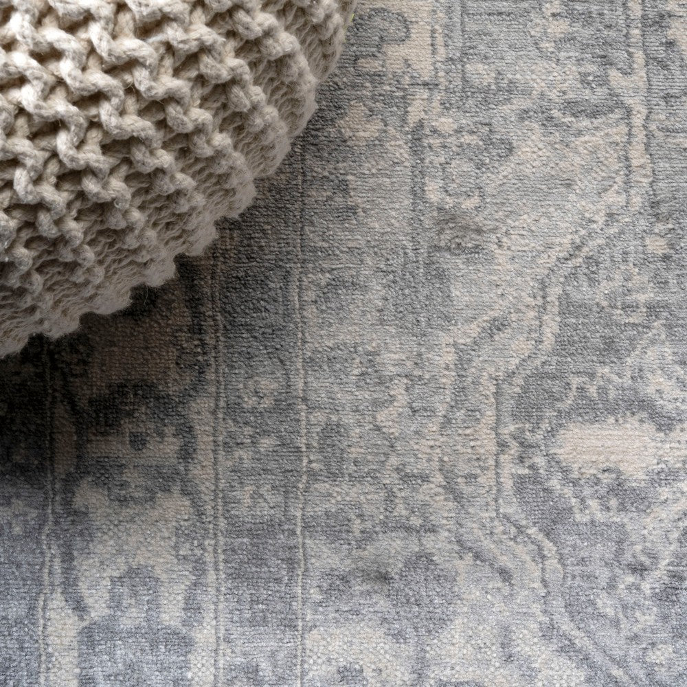 Morioka Modern Persian Vintage Medallion Area Rug