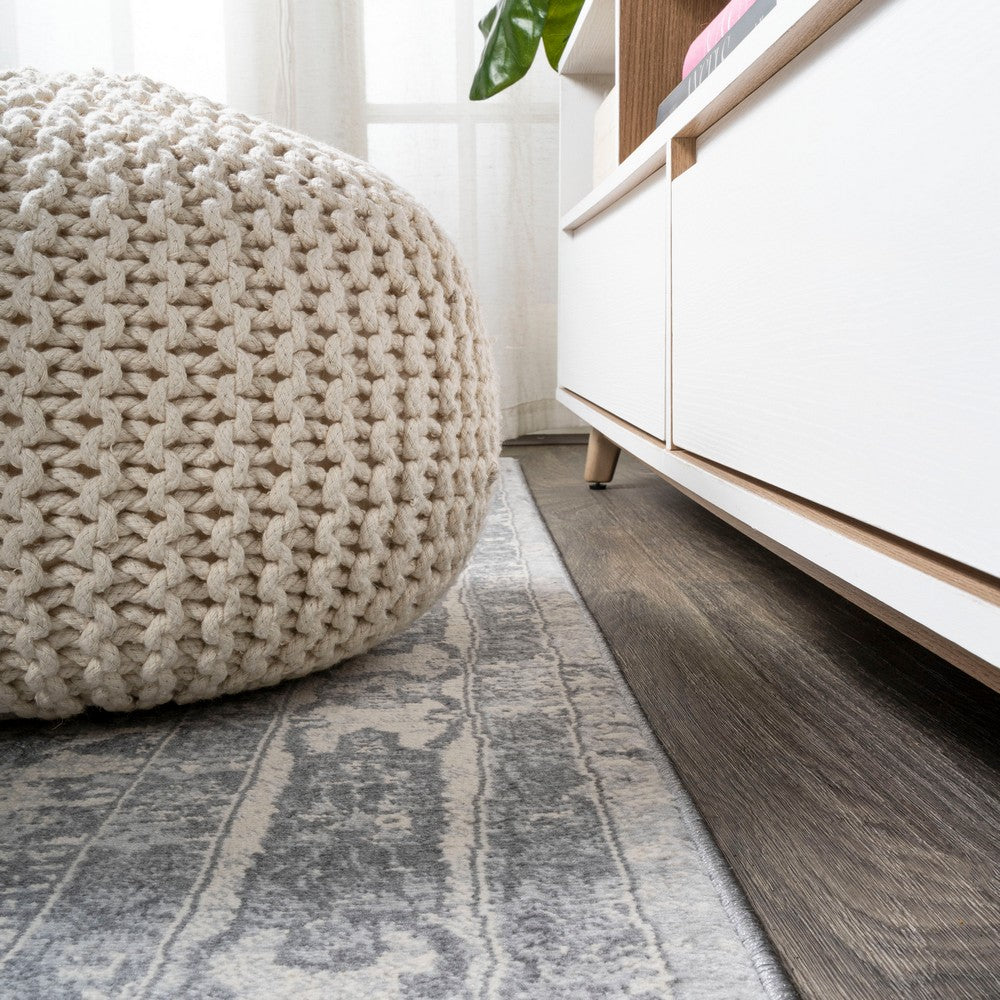 Morioka Modern Persian Vintage Medallion Area Rug