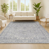 Morioka Modern Persian Vintage Medallion Area Rug