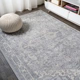 Morioka Modern Persian Vintage Medallion Area Rug