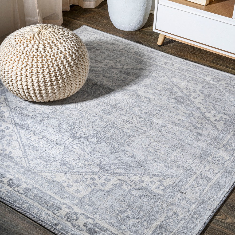 Morioka Modern Persian Vintage Medallion Area Rug