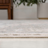 Morioka Modern Persian Vintage Medallion Area Rug