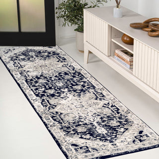 Morioka Modern Persian Vintage Medallion Area Rug