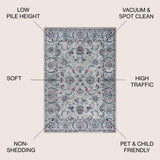 Amy Modern Persian Vintage Area Rug