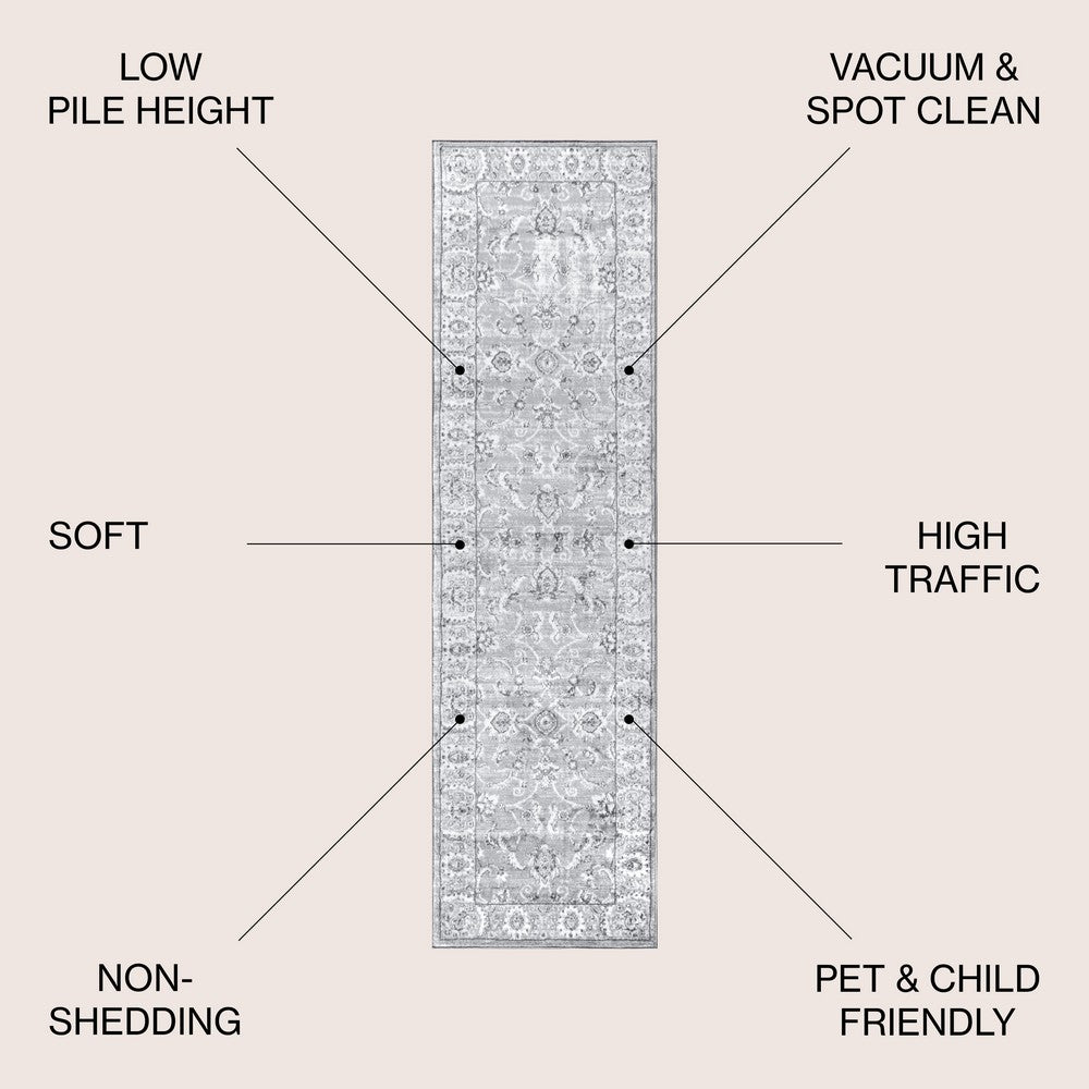 Amy Modern Persian Vintage Area Rug