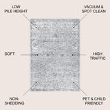 Amy Modern Persian Vintage Area Rug