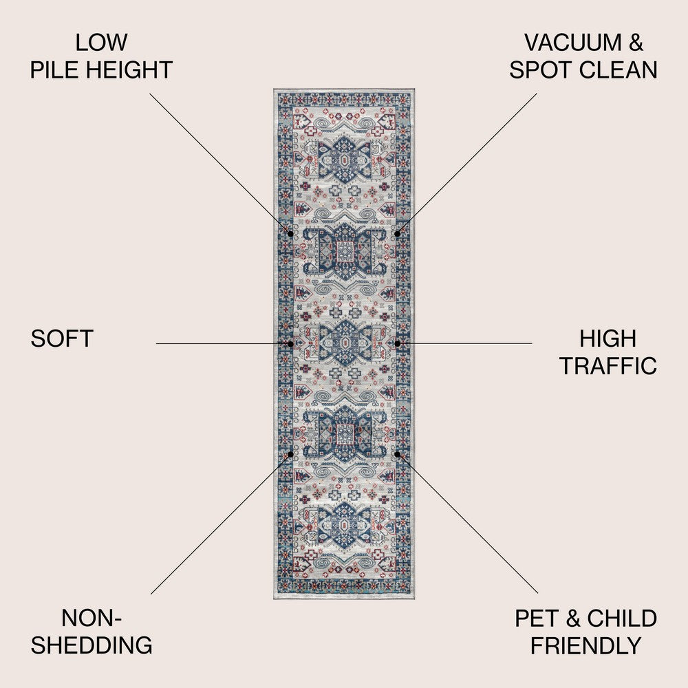 Lucca Modern Persian Vintage Moroccan Area Rug