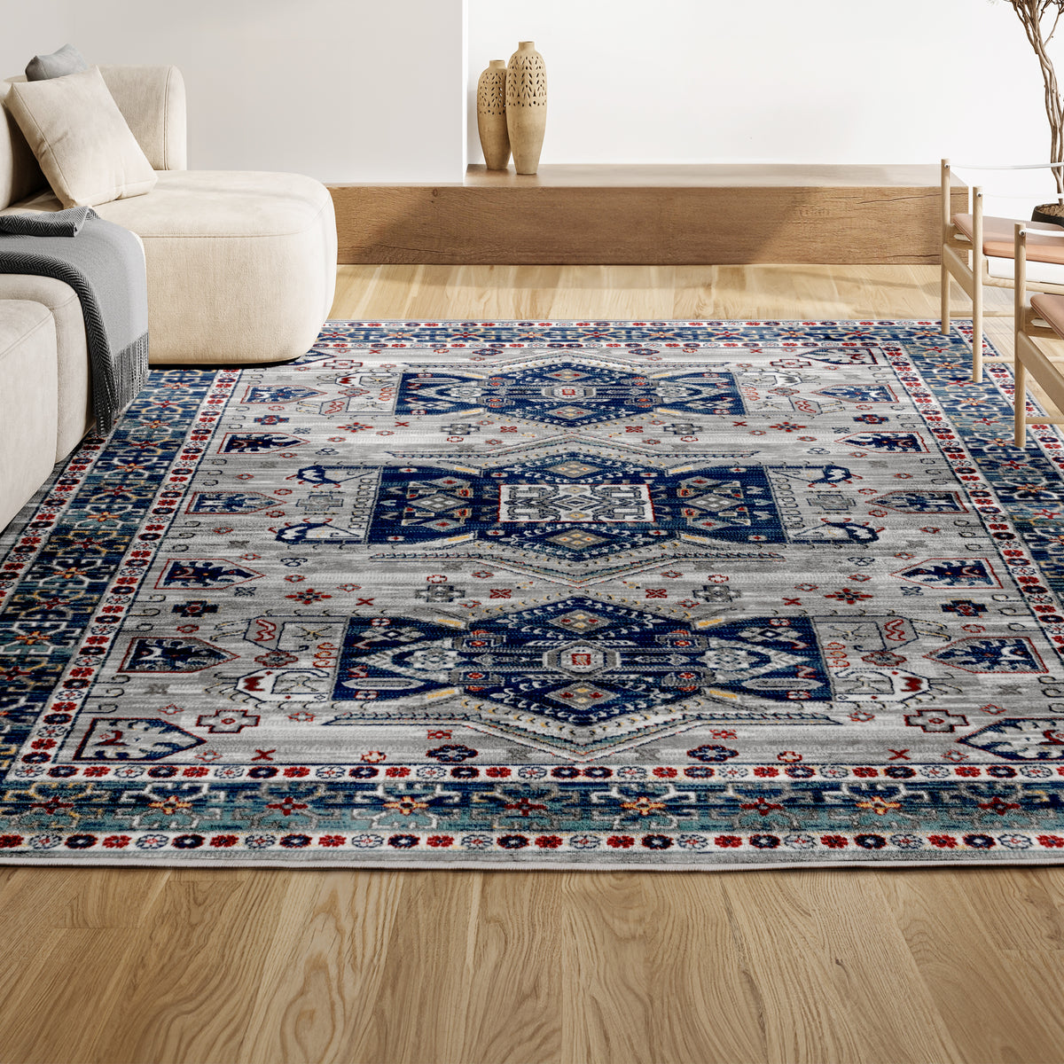 Lucca Modern Persian Vintage Moroccan Area Rug