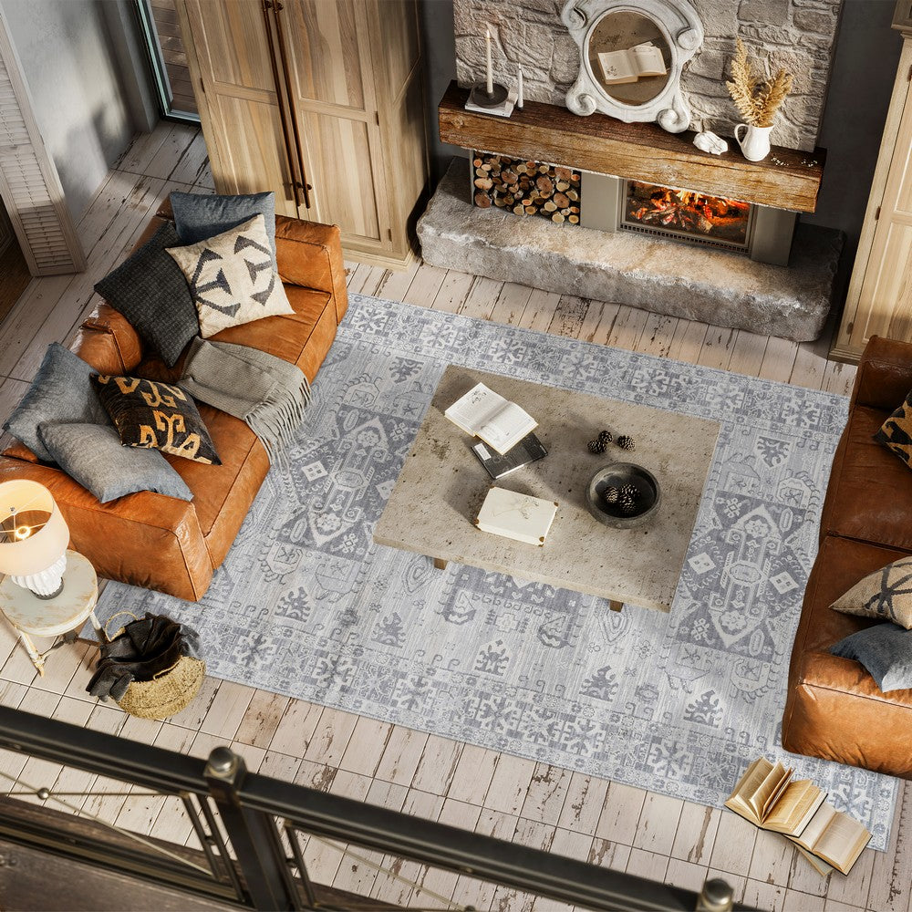 Lucca Modern Persian Vintage Moroccan Area Rug