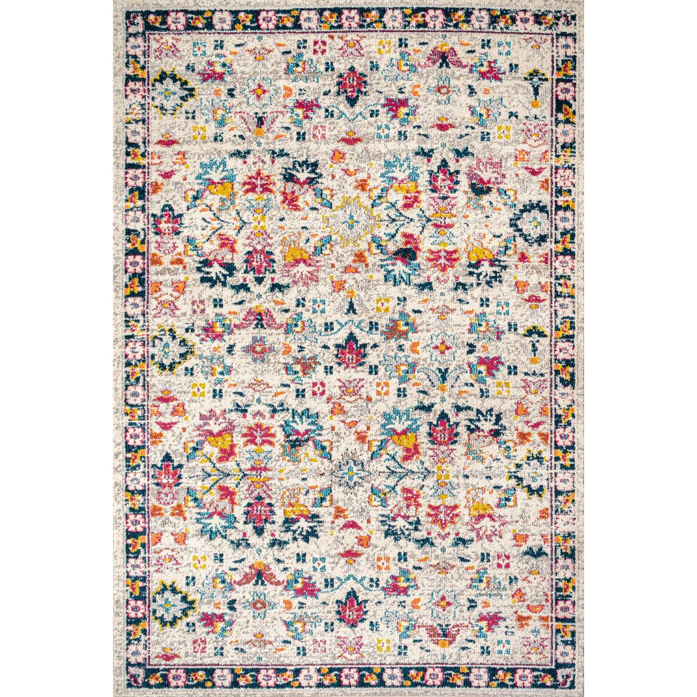Trieste Modern Persian Boho Floral Area Rug