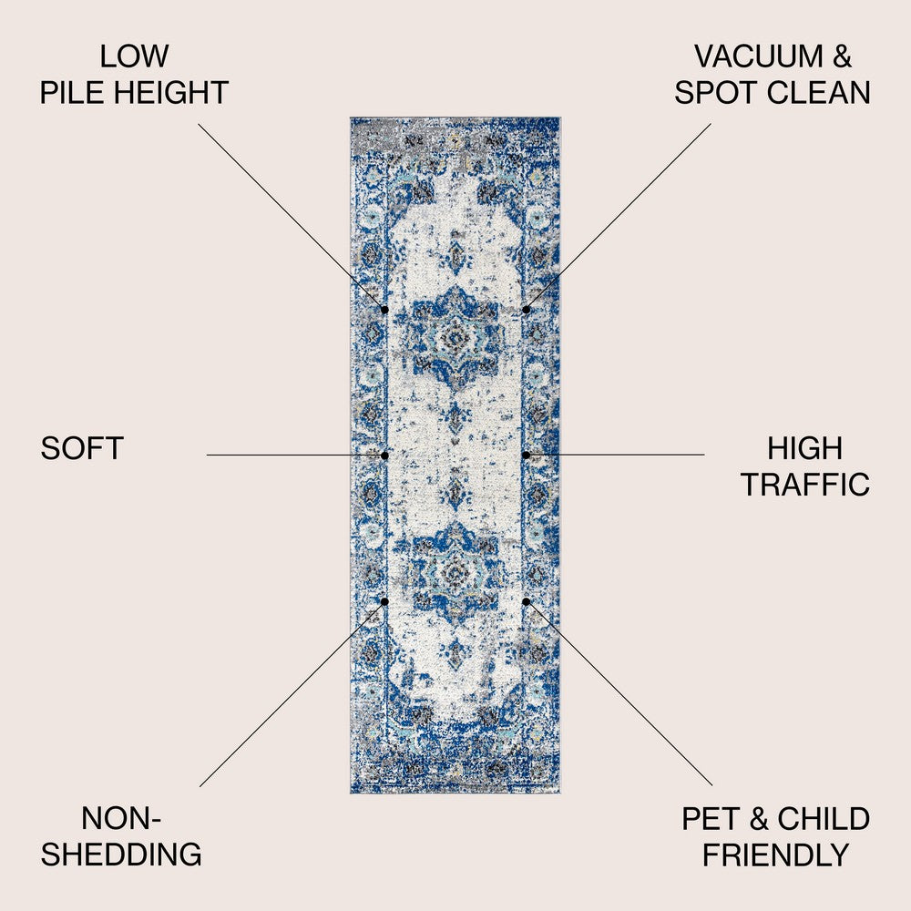 Charlotte Modern Persian Boho Vintage Area Rug