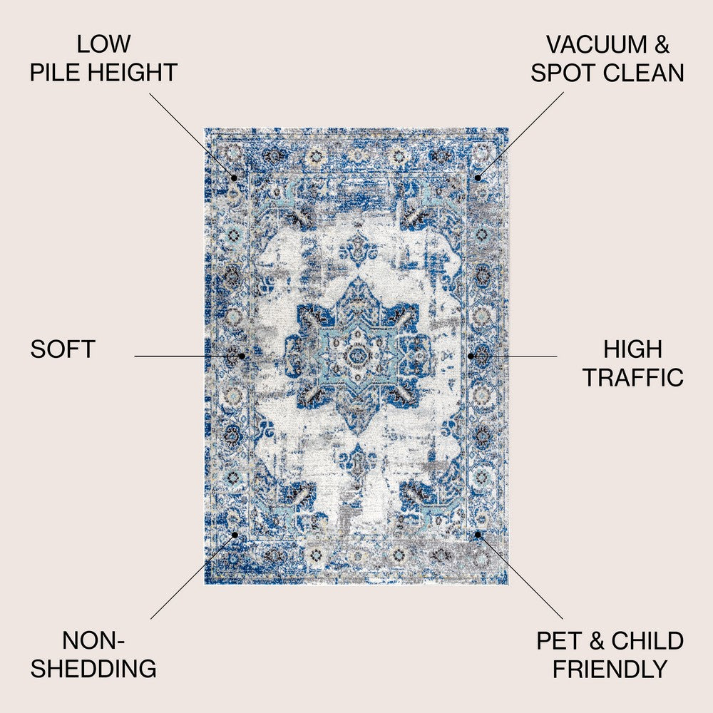 Charlotte Modern Persian Boho Vintage Area Rug