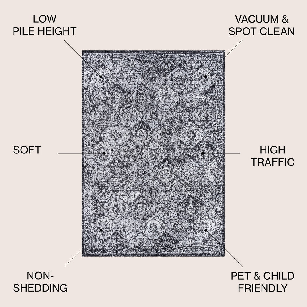 Austin Modern Persian Boho Vintage Area Rug