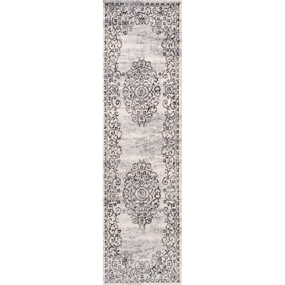Delphinus Minori Filigree Medallion Area Rug