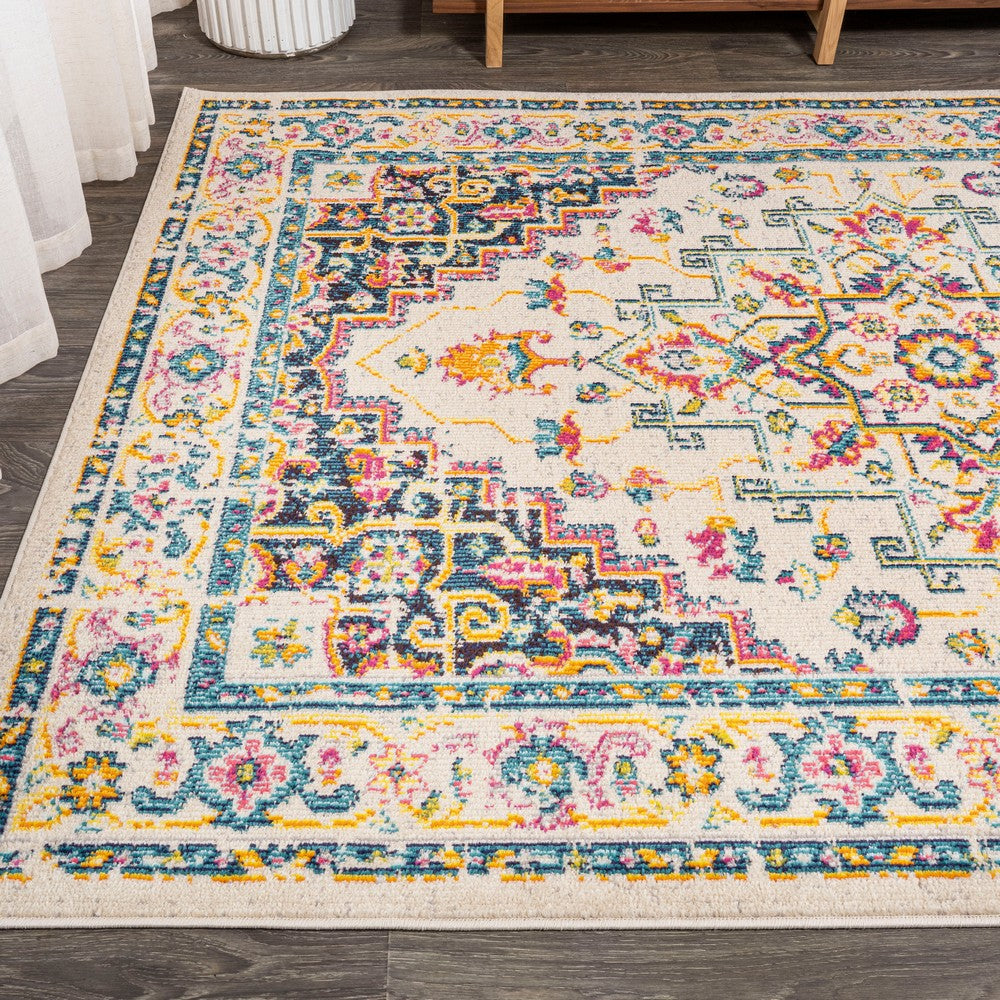 Draco Brooklyn Geometric Medallion Area Rug