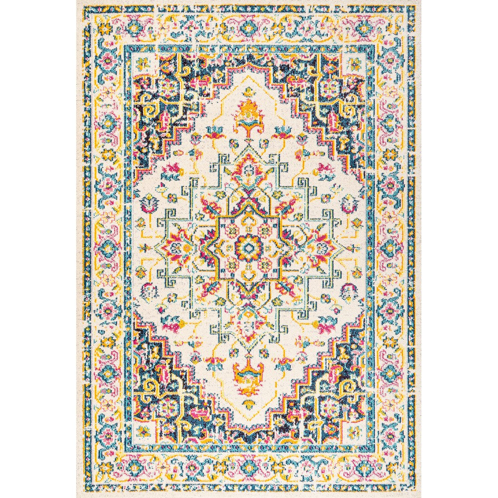 Draco Brooklyn Geometric Medallion Area Rug