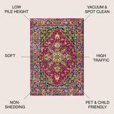 Draco Brooklyn Geometric Medallion Area Rug