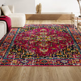 Draco Brooklyn Geometric Medallion Area Rug
