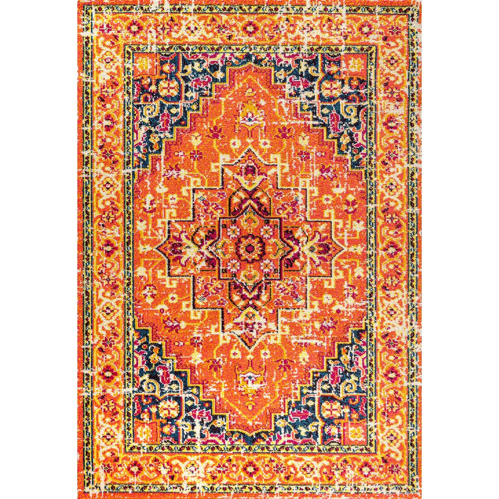 Draco Brooklyn Geometric Medallion Area Rug