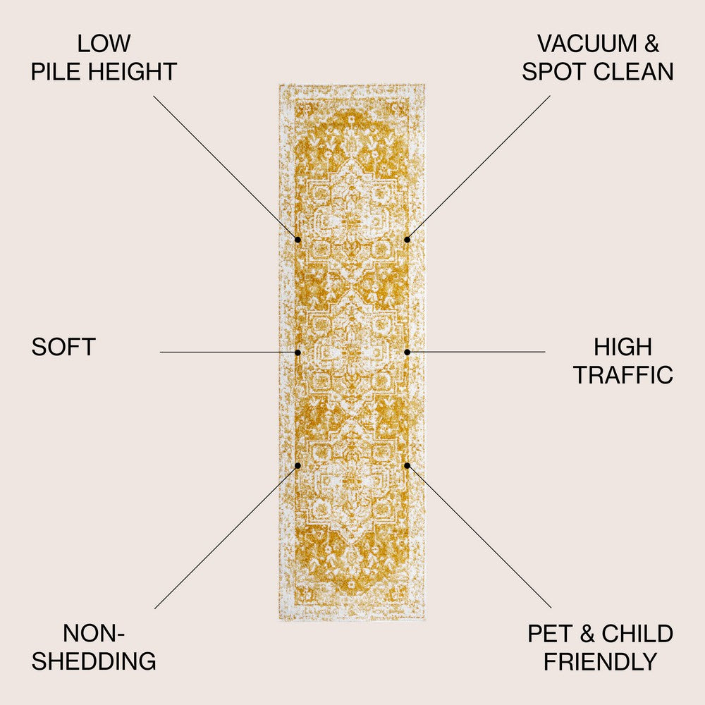 Kenge Audrey Bohemian Ornate Medallion Area Rug