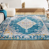 Moroto Zelda Bohemian Cottage Medallion Area Rug