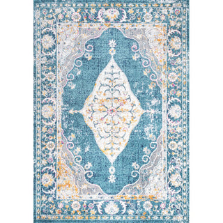 Moroto Zelda Bohemian Cottage Medallion Area Rug