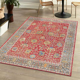 Timor India Flower and Vine Area Rug