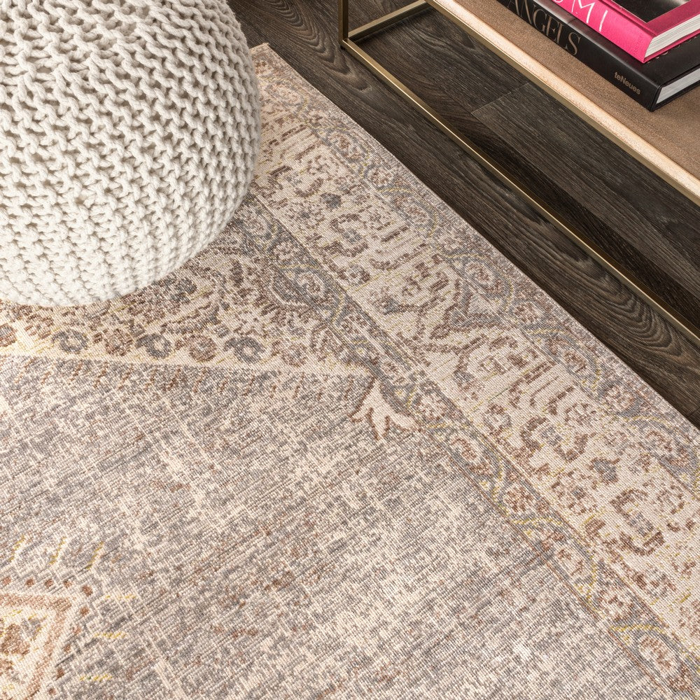 Pinta Lila Modern Tribal Medallion Area Rug