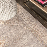 Pinta Lila Modern Tribal Medallion Area Rug