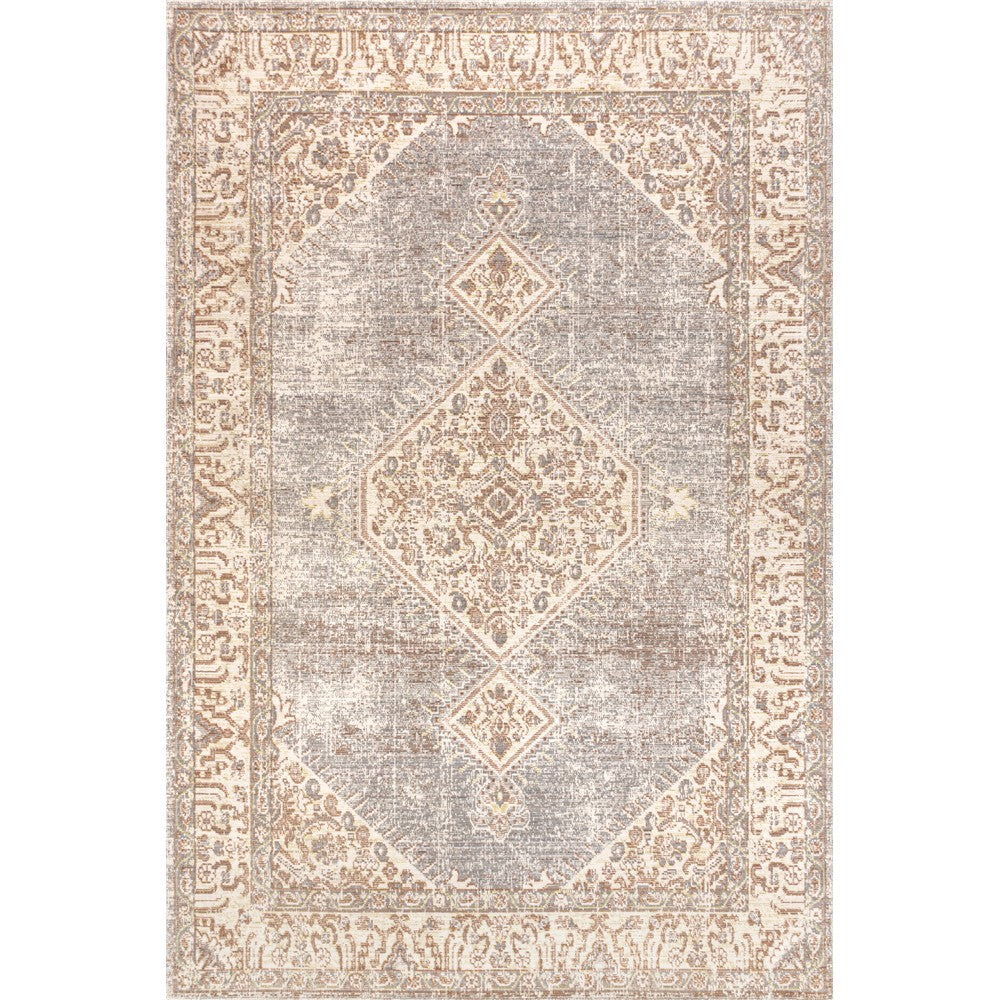 Pinta Lila Modern Tribal Medallion Area Rug