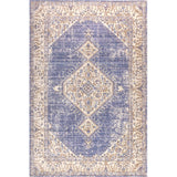 Pinta Lila Modern Tribal Medallion Area Rug