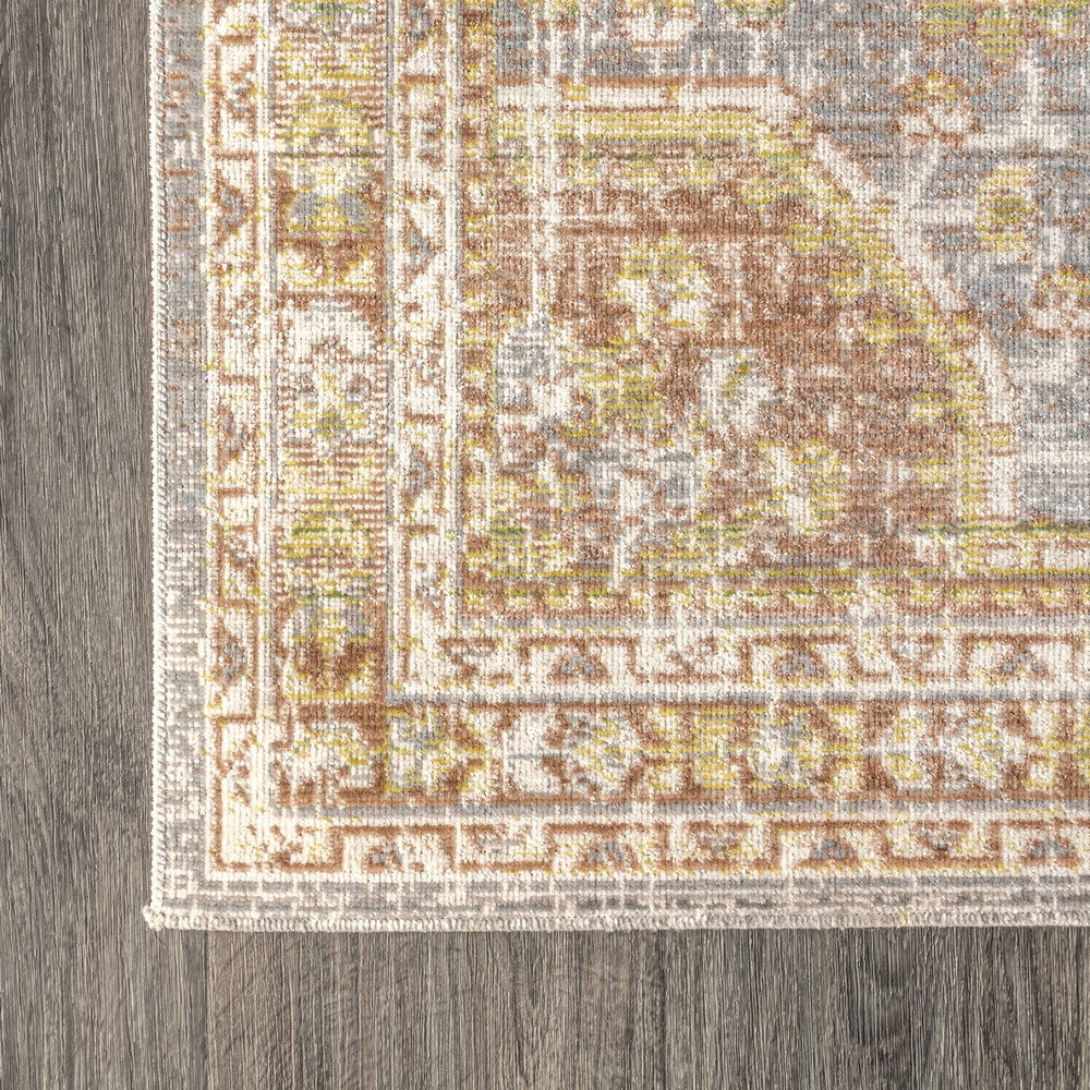 Rabida Petras Modern Ornate Medallion Area Rug