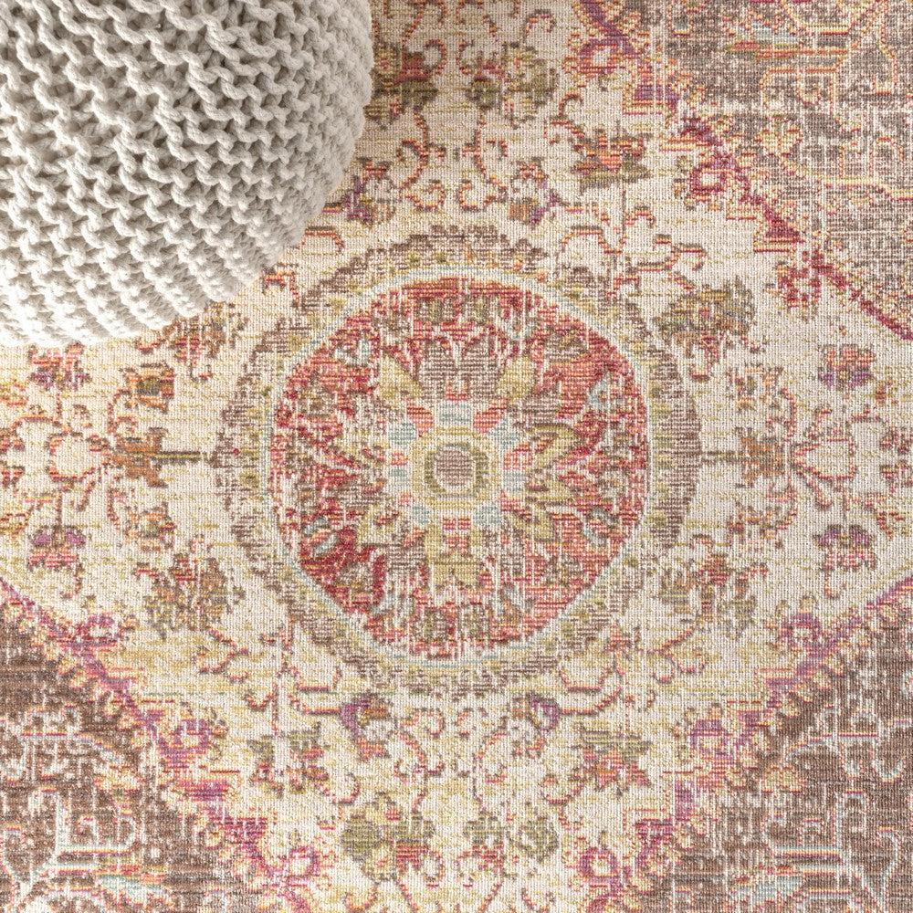 Rabida Petras Modern Ornate Medallion Area Rug