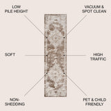 Danube Alhambra Ornate Medallion Modern Area Rug