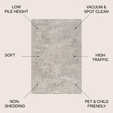 Danube Alhambra Ornate Medallion Modern Area Rug