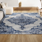 Danube Alhambra Ornate Medallion Modern Area Rug