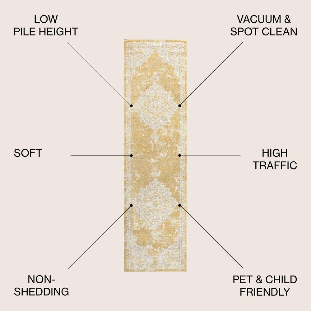 Danube Alhambra Ornate Medallion Modern Area Rug