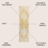 Danube Alhambra Ornate Medallion Modern Area Rug