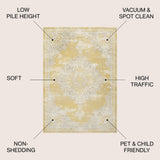 Danube Alhambra Ornate Medallion Modern Area Rug