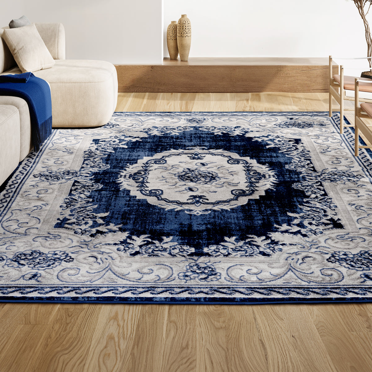 Amur Rosalia Cottage Medallion Area Rug
