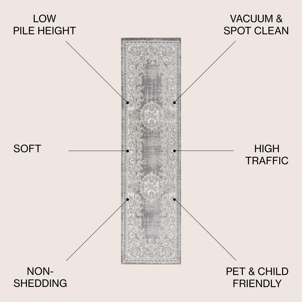Amur Rosalia Cottage Medallion Area Rug