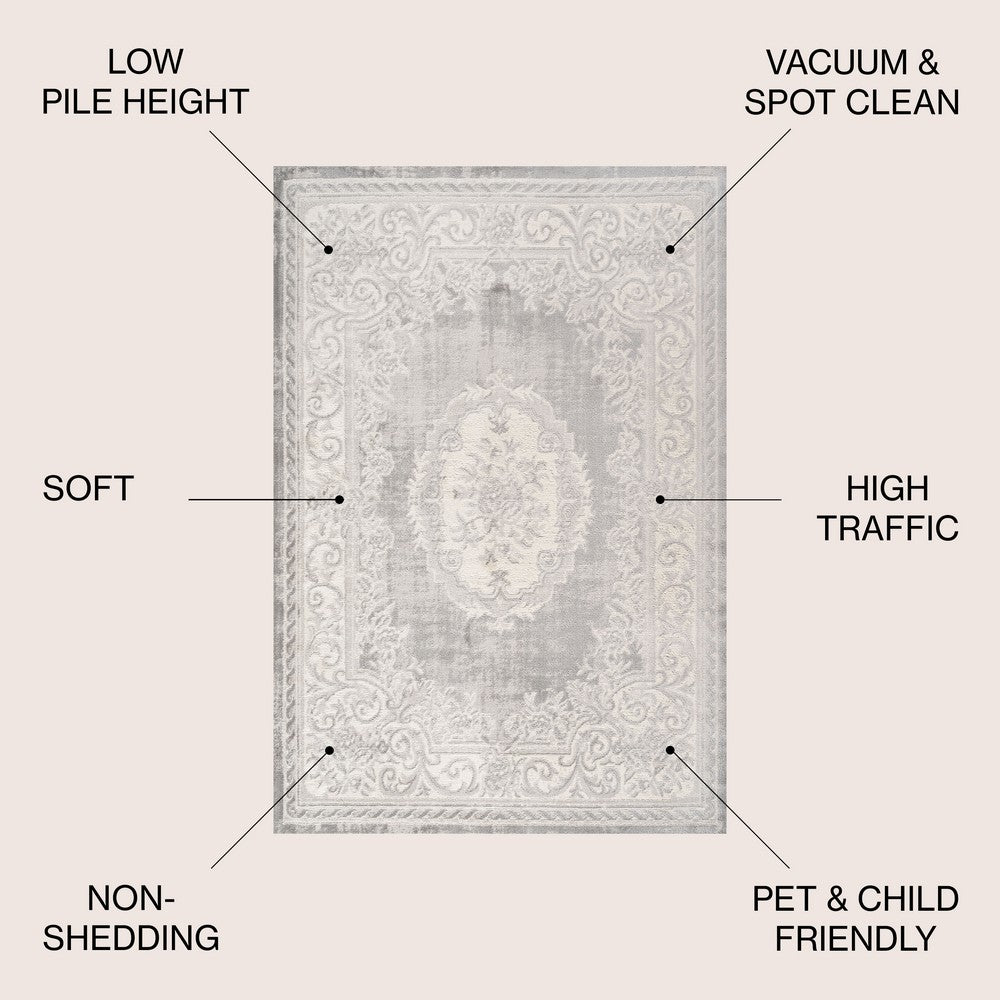 Amur Rosalia Cottage Medallion Area Rug