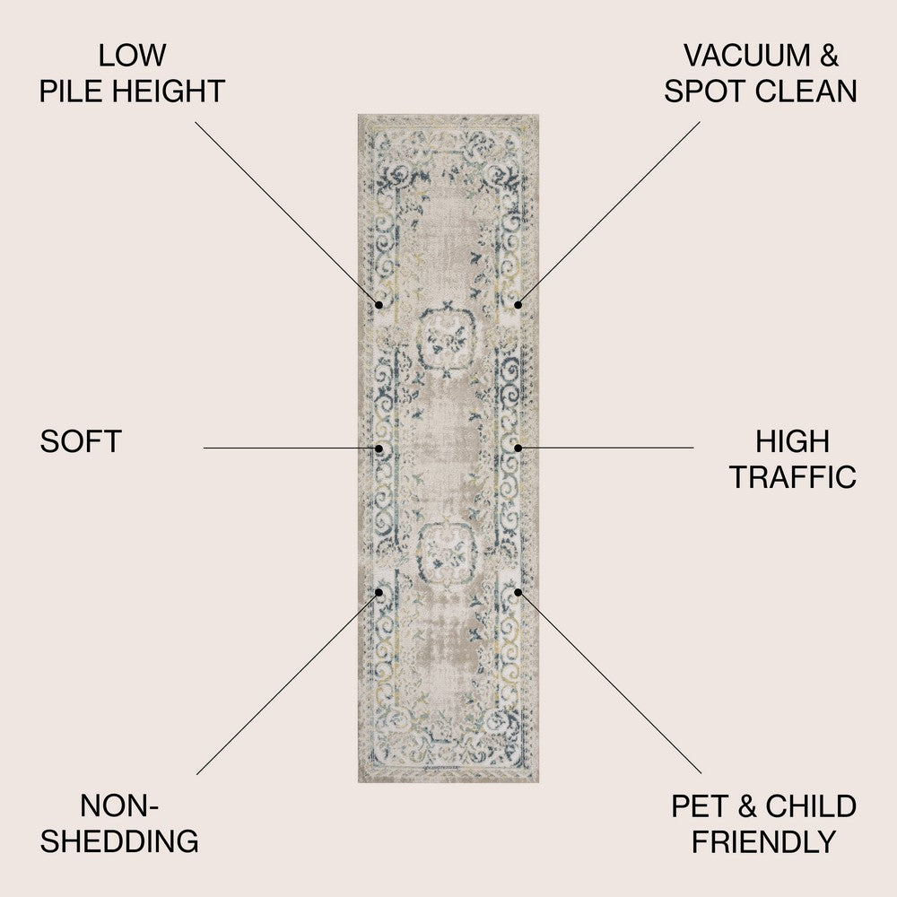 Amur Rosalia Cottage Medallion Area Rug