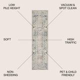 Amur Rosalia Cottage Medallion Area Rug