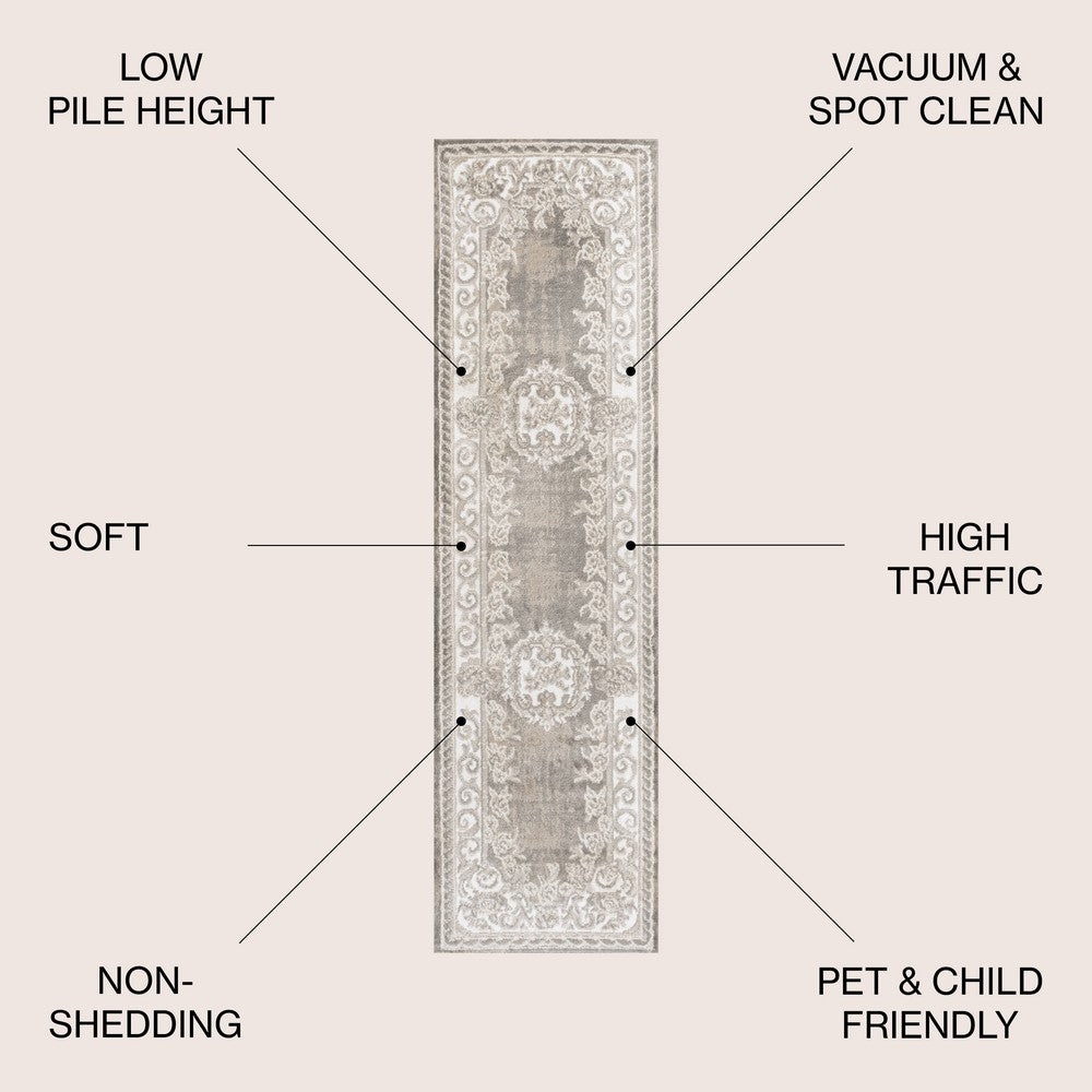 Amur Rosalia Cottage Medallion Area Rug
