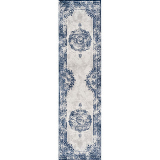 Face Cottage Medallion Area Rug