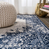 Face Cottage Medallion Area Rug