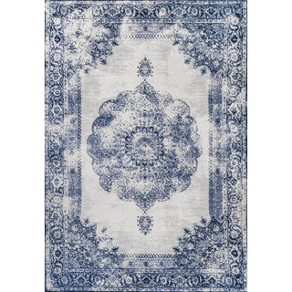 Face Cottage Medallion Area Rug