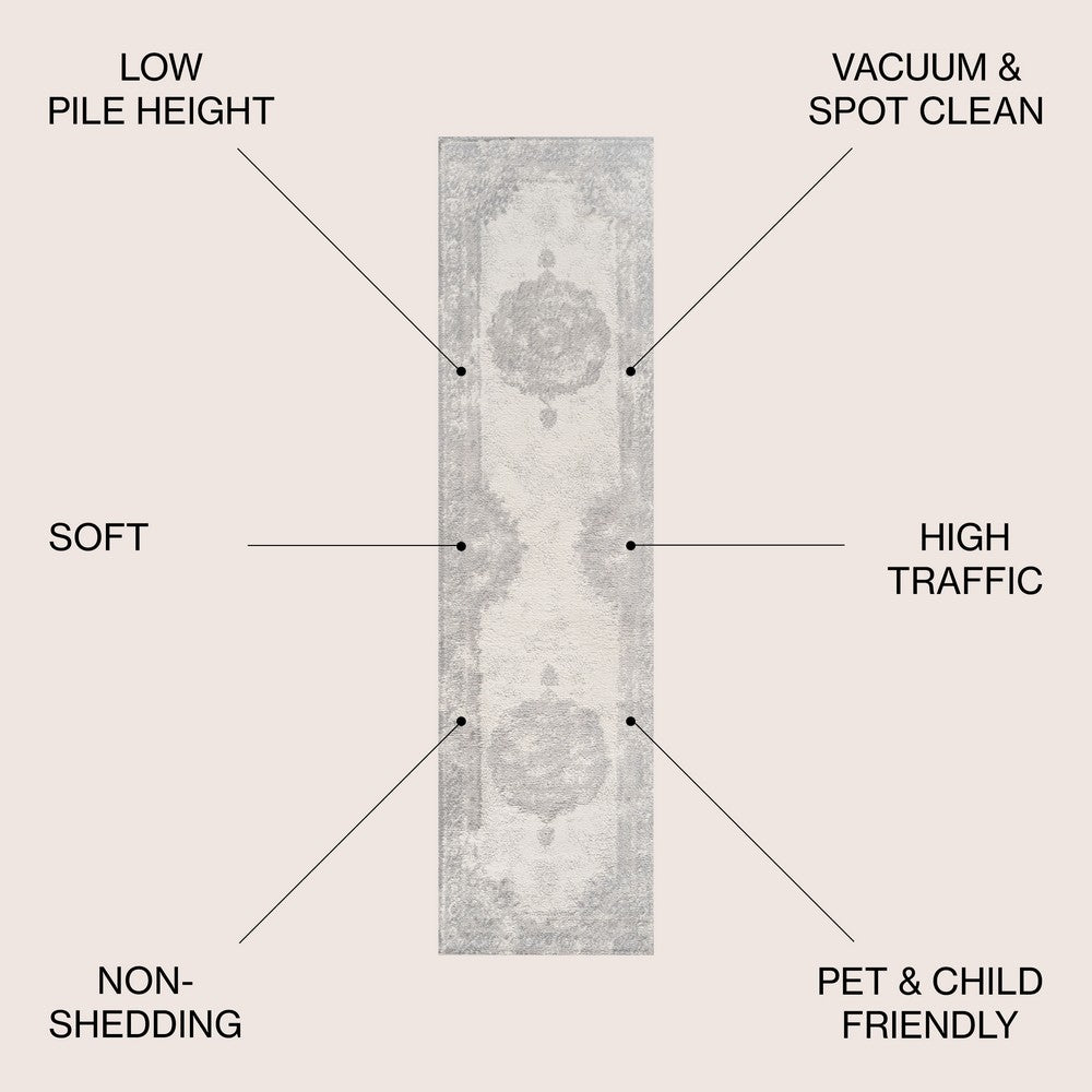 Face Cottage Medallion Area Rug