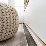 Face Cottage Medallion Area Rug
